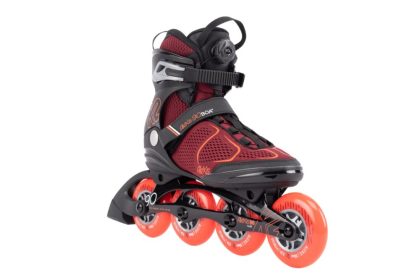 K2 - Alexis 90 Boa Burgandy Orange - Fitness Tour Skates - 35