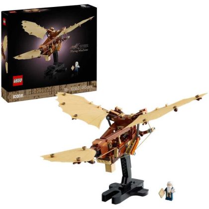 LEGO Icons - De vliegmachine van Leonardo da Vinci Constructiespeelgoed