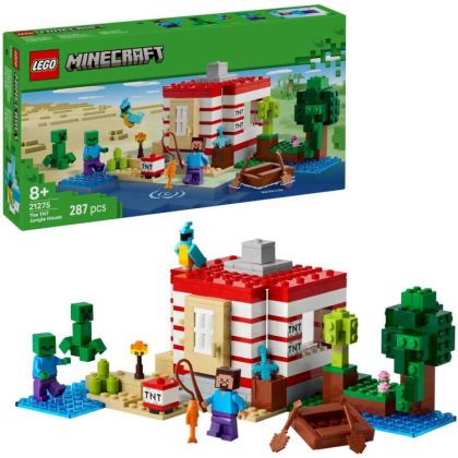 LEGO Minecraft - Het TNT junglehuis Constructiespeelgoed