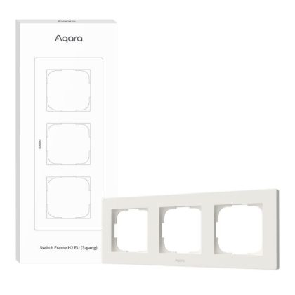 Aqara Switch Frame H2 EU 3-gang afdekking