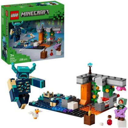 LEGO Minecraft - De ontmoeting met de Opzichter Constructiespeelgoed