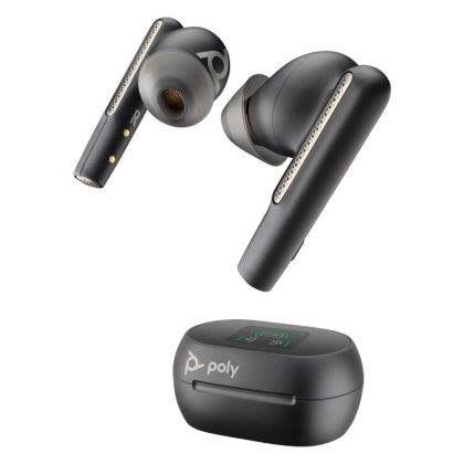 HP Poly Voyager Free 60+ UC M Carbon Black Earbuds headset