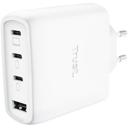 Trust Maxo 65W 4P Gan Charger Wht