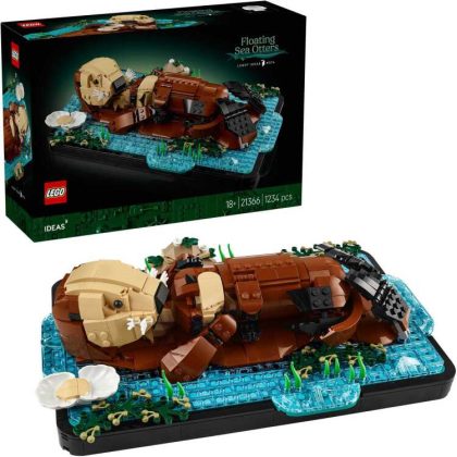LEGO Ideas - Drijvende zeeotters Constructiespeelgoed