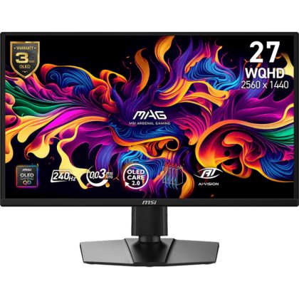 MSI MAG 272QP QD-OLED X24 26.5'' gaming monitor
