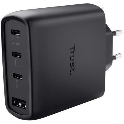 Trust Maxo 65W 4P Gan Charger Blk