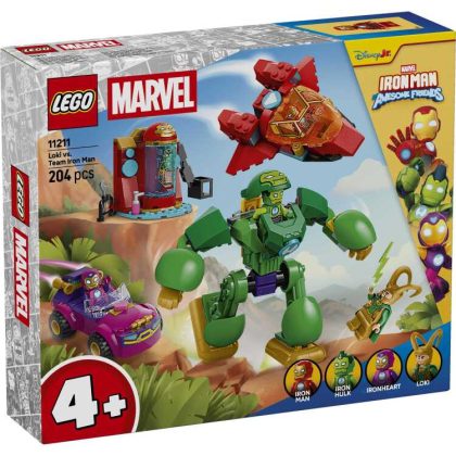 LEGO Marvel - Loki tegen Team Iron Man Constructiespeelgoed