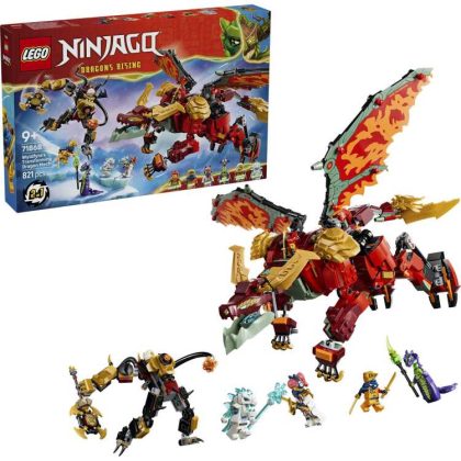 LEGO Ninjago - Wyldfyre's transformerende drakenmecha Constructiespeelgoed
