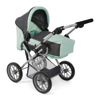 Bayer Chic 2000 Combi-poppenwagen Leni - Melange Antraciet Mint