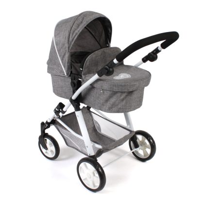 Bayer Chic 2000 Combi-poppenwagen Nele - Grey Jeans