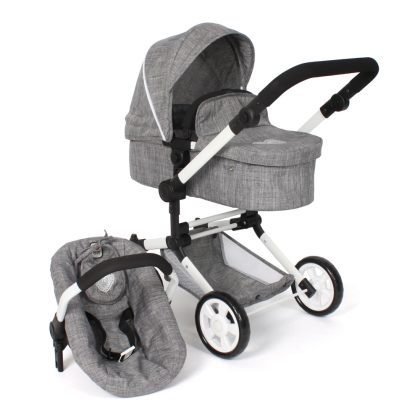Bayer Chic 2000 Combi-poppenwagen Linus Plus - Grey Jeans