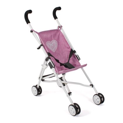 Bayer Chic 2000 Mini-Poppenbuggy Roma - Pink Jeans