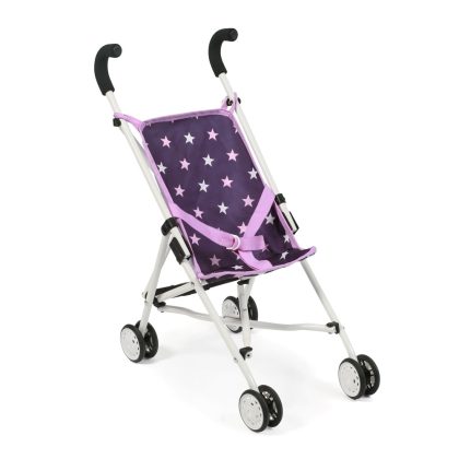 Bayer Chic 2000 Mini-Poppenbuggy Roma - Stars Lila