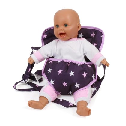 Poppen Draagzak - Stars Lila
