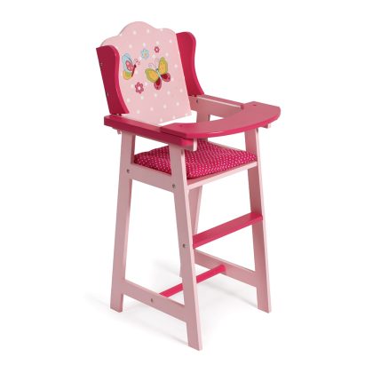 Bayer Chic 2000 Houten Poppenstoel - Vlinder Roze