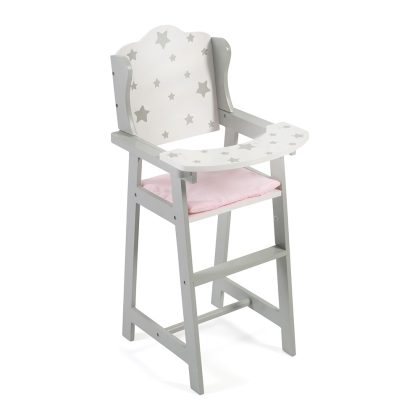 Bayer Chic 2000 Houten Poppenstoel - Grey Stars