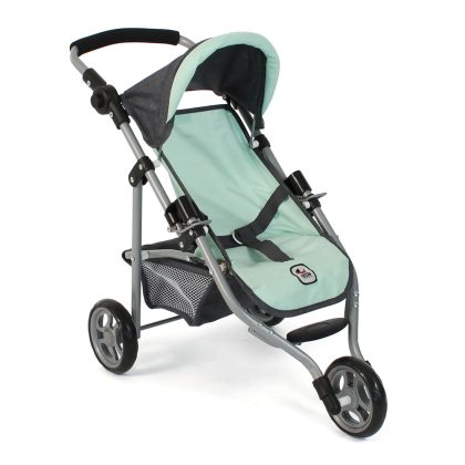 Bayer Chic 2000 Poppenwagen Jogger Lola - Melange Antraciet Mint