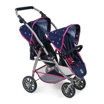 Tweeling Poppenwagen Vario - Stars Marine