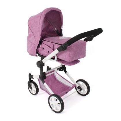 Combi-poppenwagen Jara - Pink Jeans