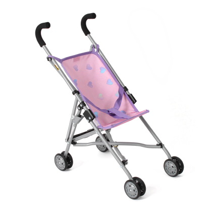 Bayer Chic 2000 Mini-Poppenbuggy Roma - Hearts Lila