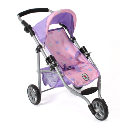 Bayer Chic 2000 Poppenwagen Jogger Lola - Hearts Lila