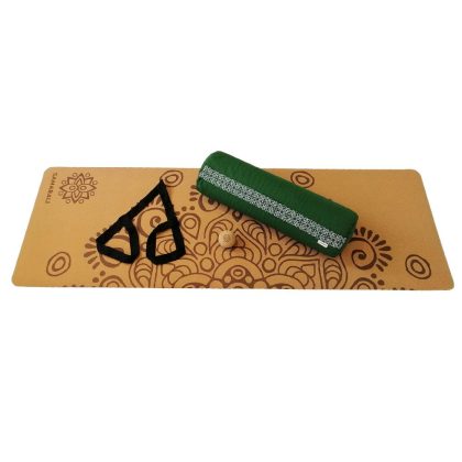Samarali Yin yoga set - Maan - Bosgroen