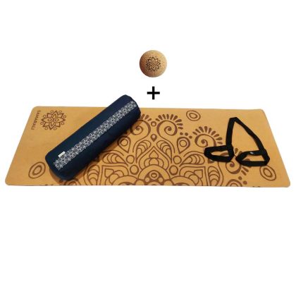 Samarali Yin yoga set - Maan - Marineblauw