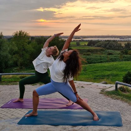 Samarali Natuurlijke Rubber Yoga Mat - Bosgroen