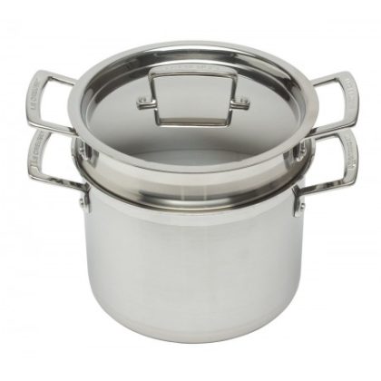 LE CREUSET - Magnetik - Stoompan met mand 20cm 5,00l