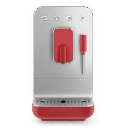SMEG - Koffieapparaten - BCC02RDMEU Espressomachine volautomaat met stoompijp Rood