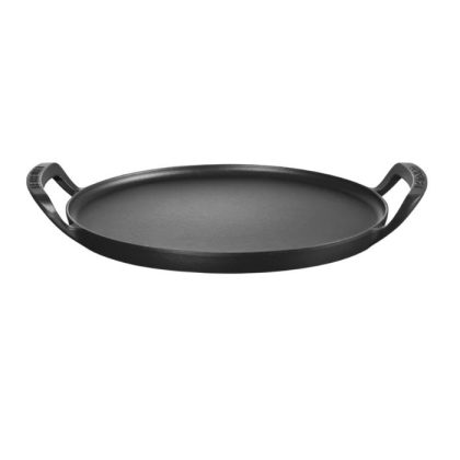 LE CREUSET - BBQ Outdoor Collection - Pizzapan Outdoor rond 35cm matzwart