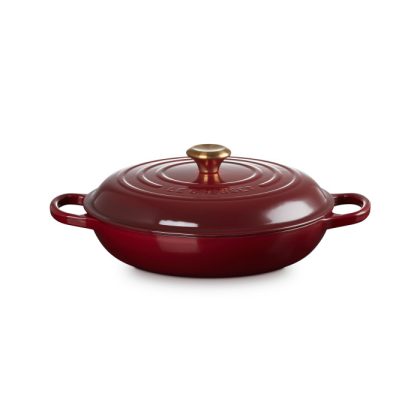 LE CREUSET - Signature - Campagnard braadpan 30cm 3,50l Garnet