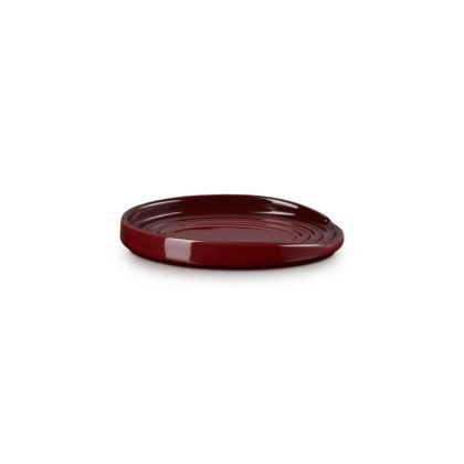 LE CREUSET - Aardewerk - Lepelhouder ovaal 15cm Garnet