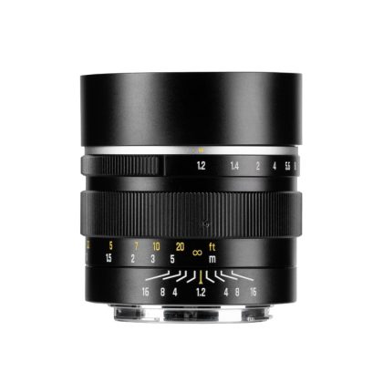 7Artisans 50mm F1.2 - Sony E-Mount - Zwart