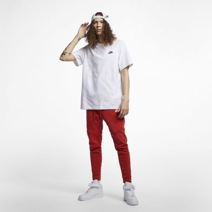 Nike T-shirt NSW Club - Wit/Zwart