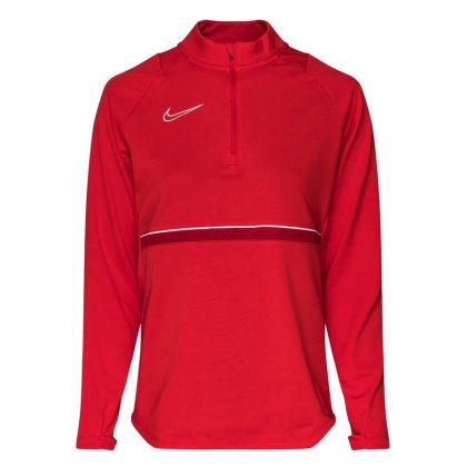 Nike Trainingsshirt Academy 21 Drill Top - Rood/Wit Dames