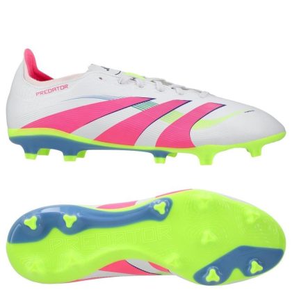 adidas Predator League FG/AG Celestial Victory - Wit/Lucide roze/Lucid Lemon