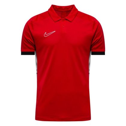 Nike Polo Dri-FIT Academy 25 - Rood/Zwart/Wit