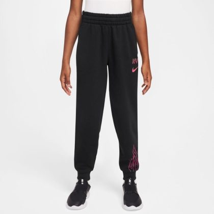 Nike Trainingsbroek Club Fleece Mbappé Personal Edition - Zwart/Roze/Goud Kids