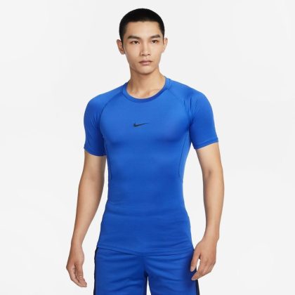 Nike Pro Top Dri-FIT - Blauw/Zwart