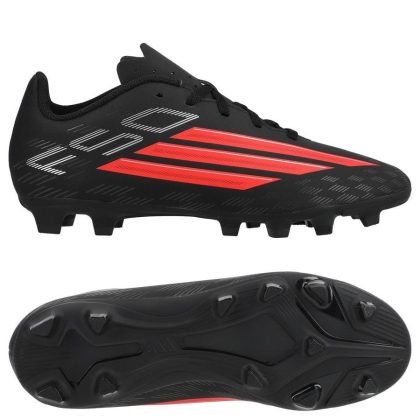 adidas F50 Club FxG Immortal DNA - Zwart/Helder rood Kids