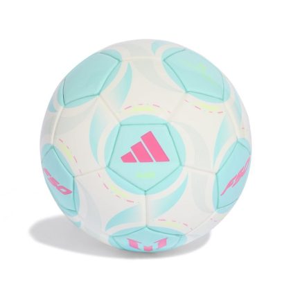 adidas Voetbal Messi Mini Aurora Radiante - Wit/Flash Aqua