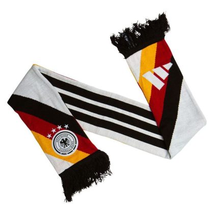 adidas Duitsland Sjaal World Cup 2026 - Wit/Zwart/Rood/Geel
