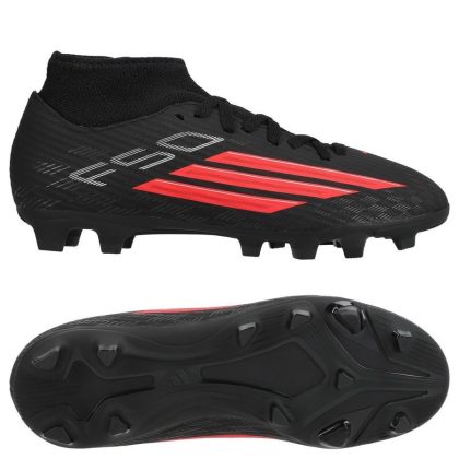 adidas F50 Club Mid FxG Immortal DNA - Zwart/Helder rood Kids