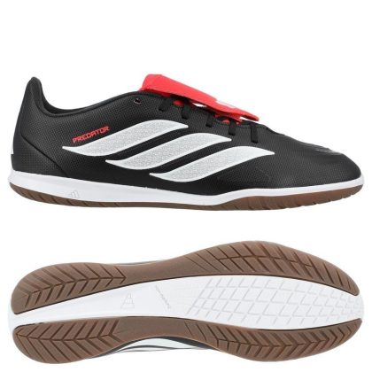 adidas Predator Club Sala Fold-over Tongue IN Immortal DNA - Zwart/Wit/Helder rood