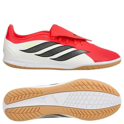 adidas Predator Club Fold-over Tongue IN Born For Goals - Helder rood/Zwart/Wit Kids