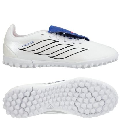 adidas Predator Club Fold-over Tongue TF Icon Takeover - Wit/Zilver/Blauw Kids