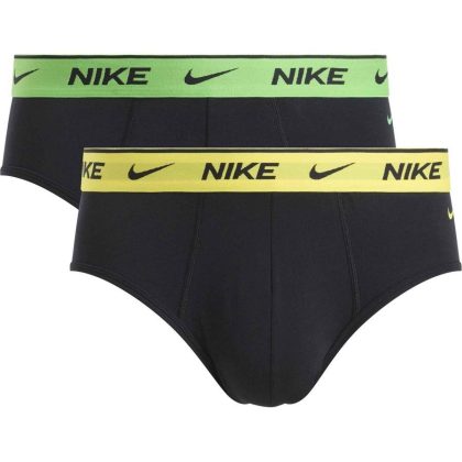 Nike Briefs Essential Cotton Stretch 2-Pack - Zwart/Geel/Groen