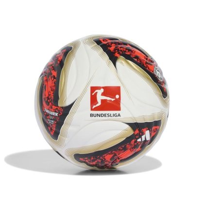 adidas Voetbal Bundesliga Torfabrik Mini - Wit/Zwart/Rood