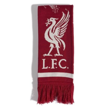 adidas Liverpool Sjaal - Bordeaux/Wit